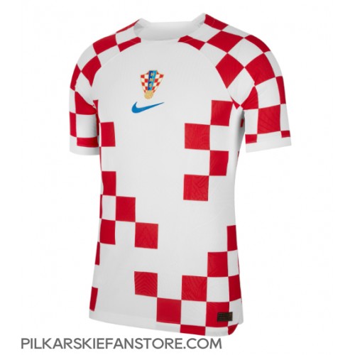 Tanie Strój piłkarski Chorwacja Koszulka Podstawowej MŚ 2022 Krótkie Rękawy